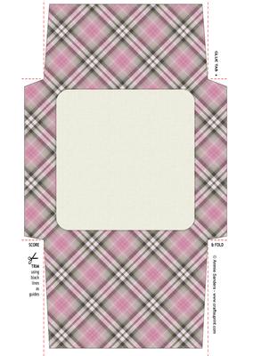 Vintage Pretty Pink Roses 5x5 Envelope