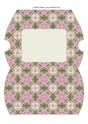 Vintage Pretty Pink Roses Pillow Box