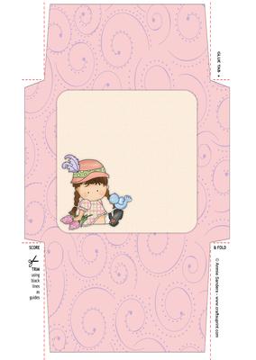 Sweet Flower Girl 5x5 Envelope