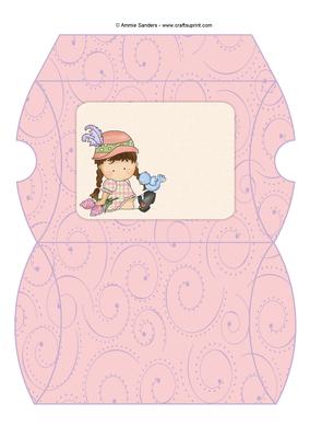 Sweet Flower Girl Pillow Box