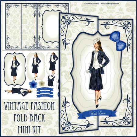 Vintage Fashion Beauty Fold Back Mini Kit