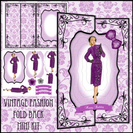 Vintage Fashion Beauty Fold Back Mini Kit