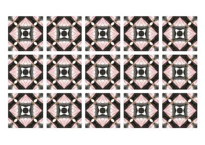 Vintage Fashion Beauty Teabag Tiles