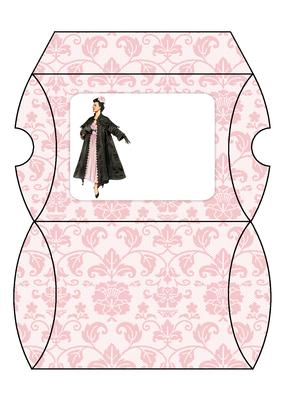Vintage Fashion Beauty Pillow Box