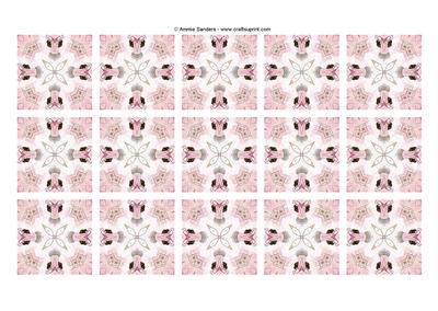 Vintage Fashion Beauty Teabag Tiles