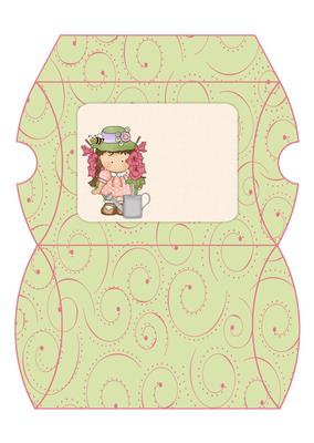 Sweet Flower Girl Pillow Box