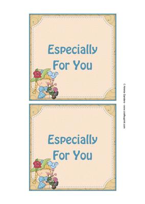 Sweet Flower Girl 5x5 Insert Panels