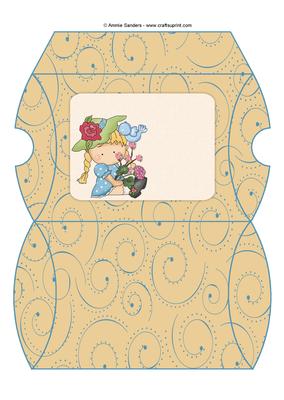 Sweet Flower Girl Pillow Box