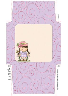 Sweet Flower Girl 5x5 Envelope