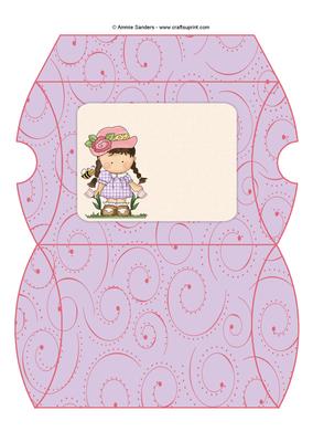 Sweet Flower Girl Pillow Box