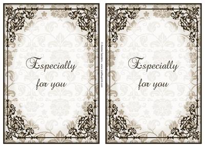 Vintage Fashion Beauty A5 Insert Panels