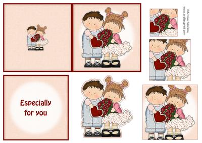 Little Sweethearts 4x4 Quick Card