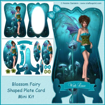Blossom Fairy Shaped Plate Card Mini Kit