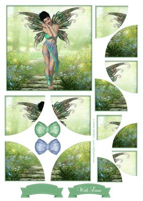 Ethereal Fairy ' Morning ' Corner Stacker