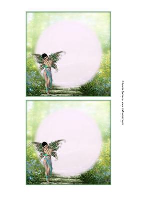 Ethereal Fairy ' Morning ' 5x5 Insert Panels