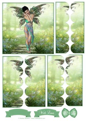 Ethereal Fairy ' Morning ' Scallop Side Stacker