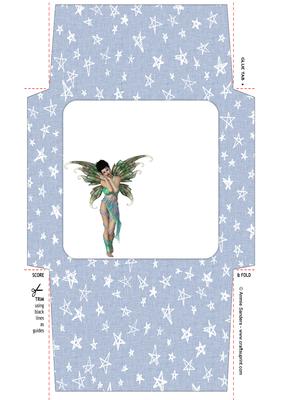 Ethereal Fairy ' Morning ' 5x5 Envelope