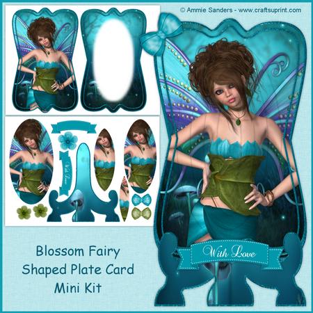 Blossom Fairy Shaped Plate Card Mini Kit