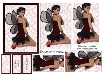 Gothic Beauty Fairy Pyramid
