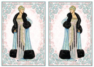 Vintage Fashion Beauty A5 Toppers