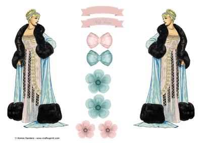 Vintage Fashion Beauty A5 Toppers