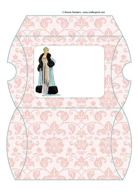 Vintage Fashion Beauty Pillow Box