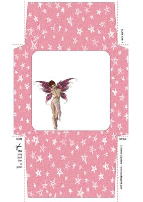 Ethereal Fairy ' Sunrise ' 5x5 Envelope