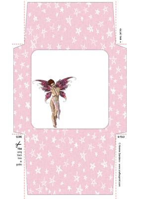 Ethereal Fairy ' Sunrise ' 5x5 Envelope