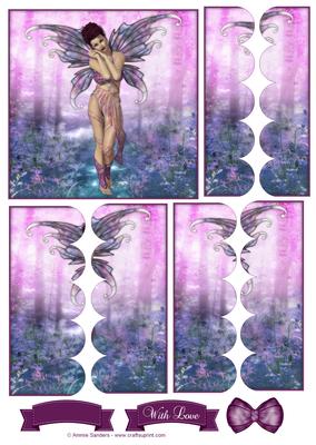 Ethereal Fairy ' Dawn ' Scallop Side Stacker