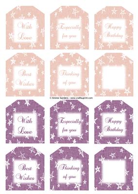 Ethereal Fairy ' Dawn ' Sentiment Tags