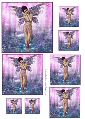 Ethereal Fairy ' Dawn ' Topper Sheet