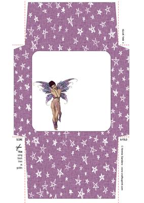 Ethereal Fairy ' Dawn ' 5x5 Envelope