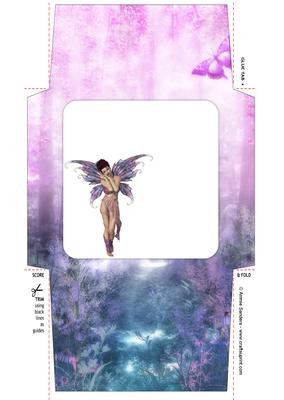 Ethereal Fairy ' Dawn ' 5x5 Envelope