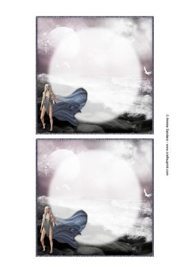 Beautiful Siren of the Sea 5x5 Insert Panels