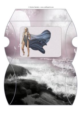 Beautiful Siren of the Sea Pillow Box