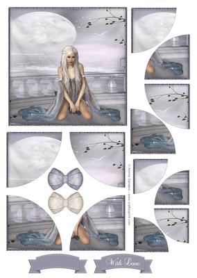 Beautiful Siren of the Sea Corner Stacker