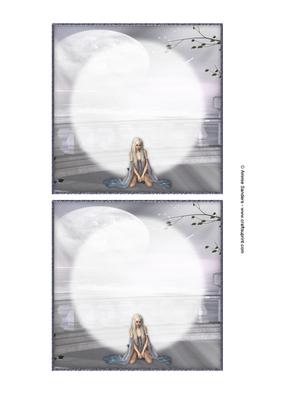 Beautiful Siren of the Sea 5x5 Insert Panels