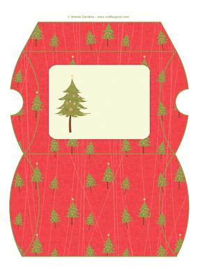 Oh Christmas Tree Pillow Box