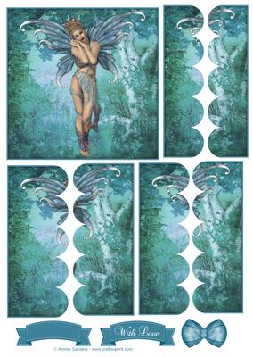 Ethereal Fairy ' Dusk ' Scallop Side Stacker