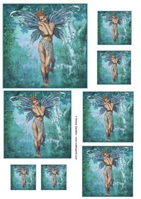 Ethereal Fairy ' Dusk ' Assorted Size Toppers