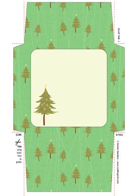 Oh Christmas Tree 5x5 Envelope