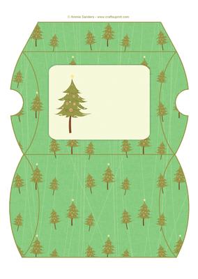 Oh Christmas Tree Pillow Box