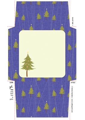 Oh Christmas Tree 5x5 Envelope