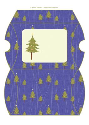 Oh Christmas Tree Pillow Box