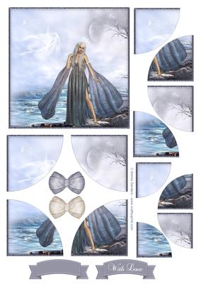 Beautiful Siren of the Sea Corner Stacker