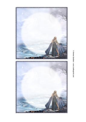 Beautiful Siren of the Sea 5x5 Insert Panels