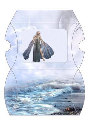Beautiful Siren of the Sea Pillow Box