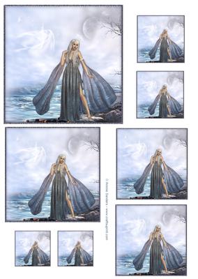 Beautiful Siren of the Sea Toppers