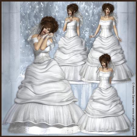 Beautiful Bride High Quality Poser Graphics