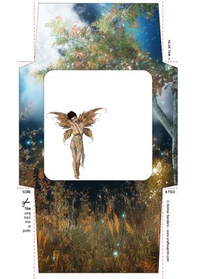 Ethereal Fairy ' Evening ' 5x5 Envelope